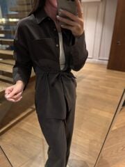 La 5628 Bel Büzgülü Tensel A. Kahve Takım