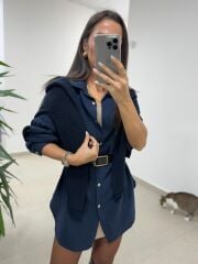 Ms 79377 Laci Oversize Gömlek