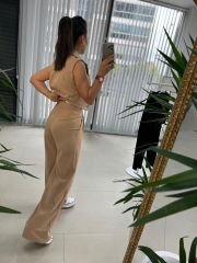 Art. Atlas Yelekli Camel Takım