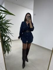 Ms 79377 Laci Oversize Gömlek