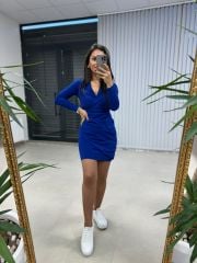 My Saks Anvelop Detaylı Kalem Elbise