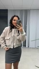 Art. Buklet Bomber Mink Coat