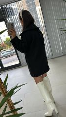 Buklet Siyah Kaban/Mont