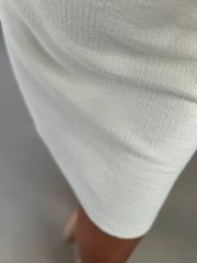Sg Jacquard Ecru Dress