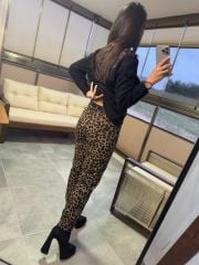 Wo Kahve Leopar Pantolon