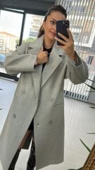 Kaşe Gri Kaban