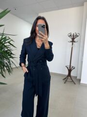 Art 4011 Laci Bel Kuşaklı Ceket Takım