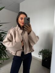 Dm 5006 Taş Süet Mont