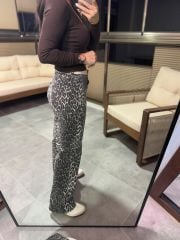 Zr Eskitme Leopar Pantolon