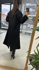 Kaşe Siyah Kaban