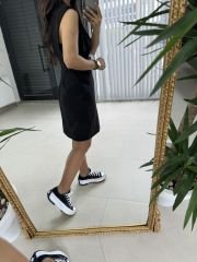 Ms Körüklü Siyah Elbise M