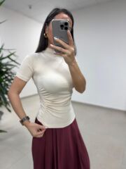 İv 26283 Yarım Balıkçı Yaka Taş Tişört