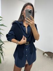 Dv 10804 Kayık Yaka Laci Basic Triko