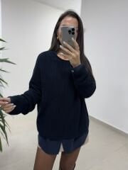 Dv 10804 Kayık Yaka Laci Basic Triko