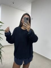 Dv 10804 Kayık Yaka Laci Basic Triko