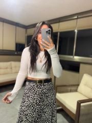 Kr 16049 Ekru Parmak Geçmeli Kısa Body