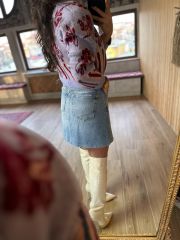Orj Marka Bordo Çiçekli Yumoş Hırka