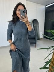 Sg Ant-Blue Bell Knit Dress
