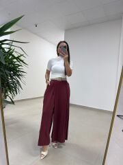 Fp 51204 Astro Bel Lastikli Tensel Bordo Pantolon