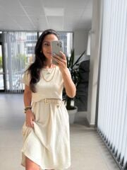 My 3760 Taş Midi Bluzlu Elbise