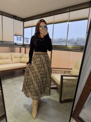 Kr 16049 Siyah Parmak Geçmeli Kısa Crop Body