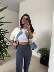 İb 4000 Füme Nano Fit Sporcu Tayt