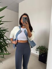 İb 4000 Füme Nano Fit Sporcu Tayt