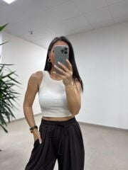 İv 0282 Paça Düğmeli Jakarlı Kahve Pantolon