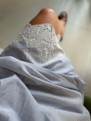 Cr 1400 Eteği Fistolu Pamuk Elbise