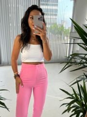 Gk Pensli Şeker Pembe Pantolon