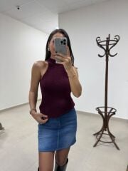 Qs 51131 Mavi Denim Etek