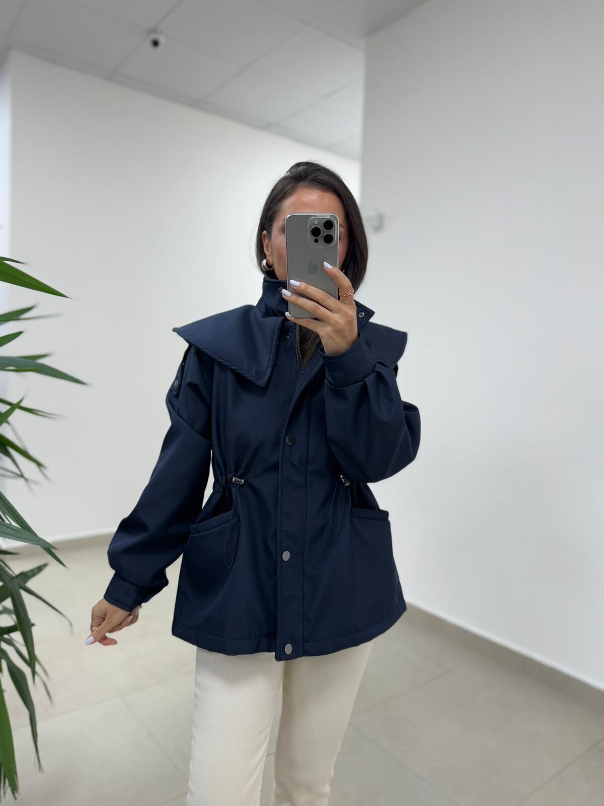 Art 3005 Laci Bel Büzgülü Trençkot