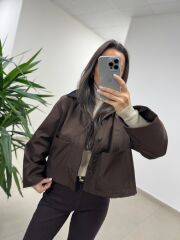 Ms 3765 Süet Yaka A. Kahve Mont