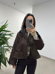 Ms 3765 Süet Yaka A. Kahve Mont