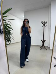 Km 29415 Yelekli Keten Laci Takım