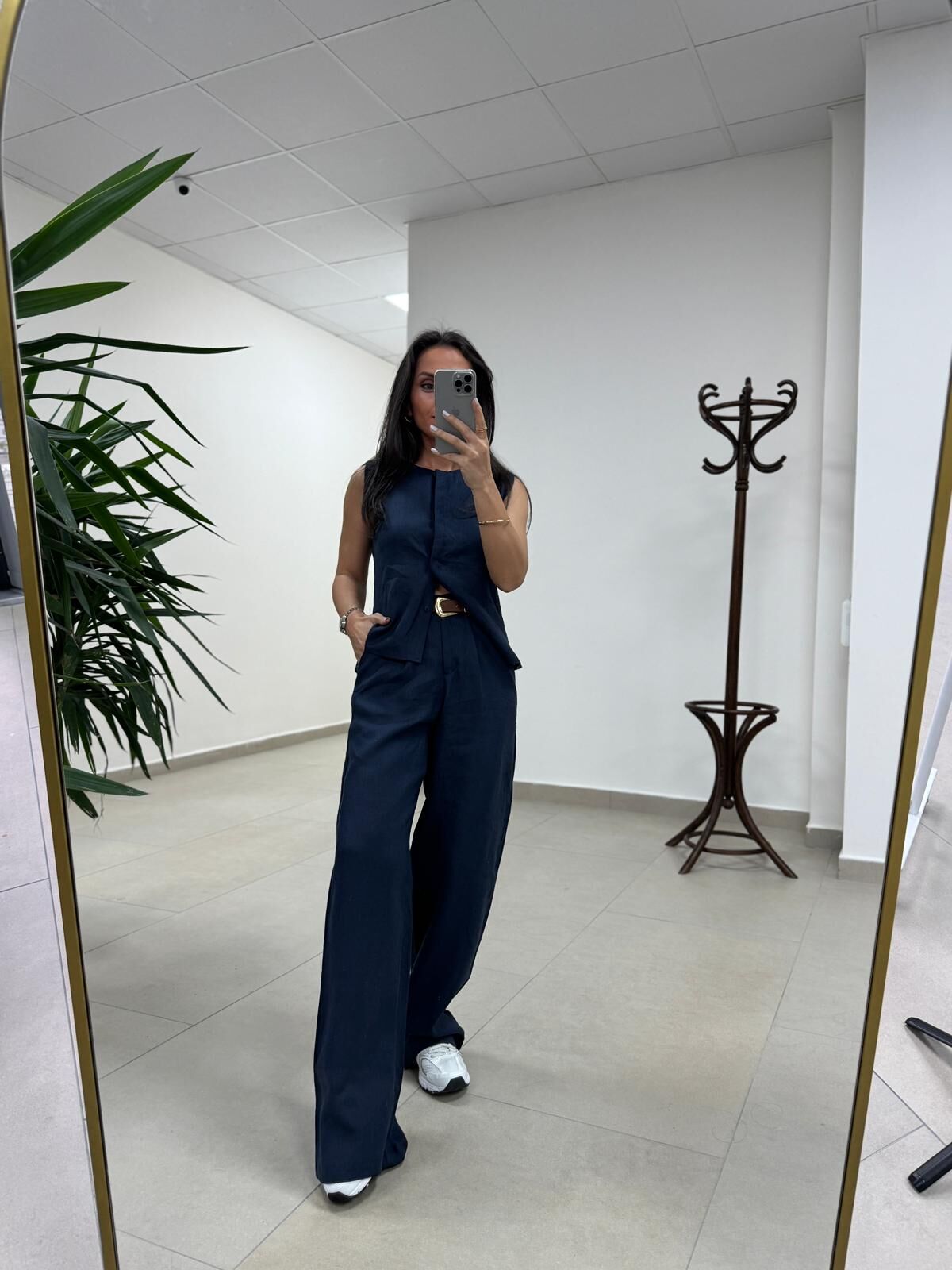 Km 29415 Yelekli Keten Laci Takım