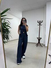 Km 29415 Yelekli Keten Laci Takım