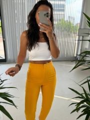 Gk Pensli Hardal Pantolon