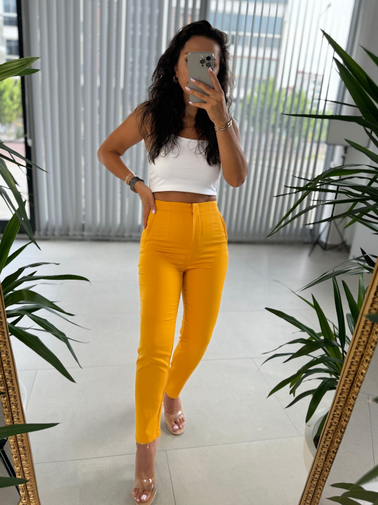 Gk Pensli Hardal Pantolon