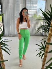 Gk Pensli Yeşil Pantolon