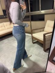 Kr 16049 Gri Melanj Parmak Geçmeli Kısa Body