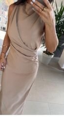 My 3714 Taş Drapeli Kalem Elbise