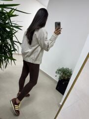 Sg Mevsimlik Vizon Kırçıllı Bej Mont