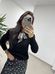 Mz 22751 Fularlı A. Kahve Kazak