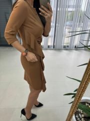 Mc Volan Detaylı Taba Elbise