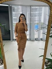 Mc Volan Detaylı Taba Elbise