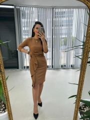 Mc Volan Detaylı Taba Elbise