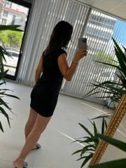 Orj.Marka Siyah Düğümlü Elbise