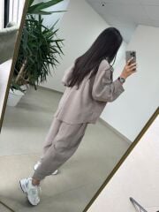 Fp 50957 Vizon Tensel Gömlek Pantolon Takım