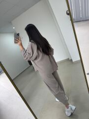 Fp 50957 Vizon Tensel Gömlek Pantolon Takım